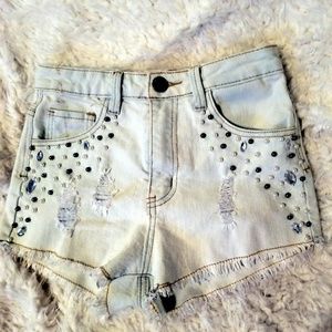 FREE WITH BUNDLE Embellished Shorts